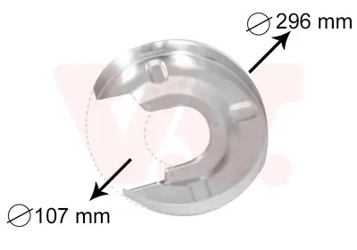 Heißes Angebot VAN WEZEL 5874373 - Spritzblech, Bremsscheibe