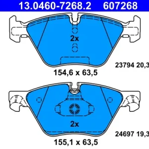 ATE 13.0460-7268.2 - Bremsbelagsatz, Scheibenbremse Neu