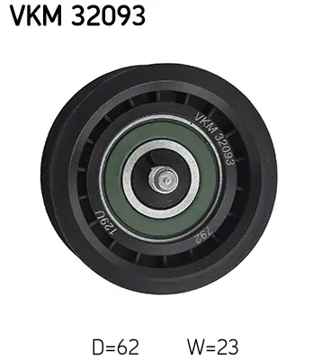 SKF VKM 32093 - Umlenk-/Führungsrolle, Keilrippenriemen Schneller Versand