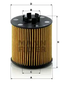 MANN-FILTER HU 712/6 x - Ölfilter Neue Ware