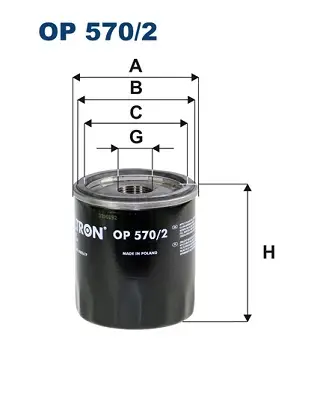 Wochenendangebot FILTRON OP 570/2 - Ölfilter