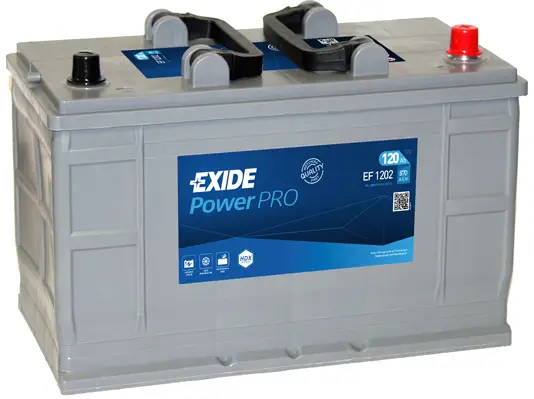 Neu EXIDE EF1202 - Starterbatterie - PowerPRO 120Ah 870 A 12 V