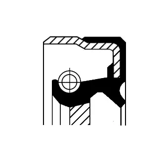 Aktuell CORTECO 01025573B - Wellendichtring, Differential