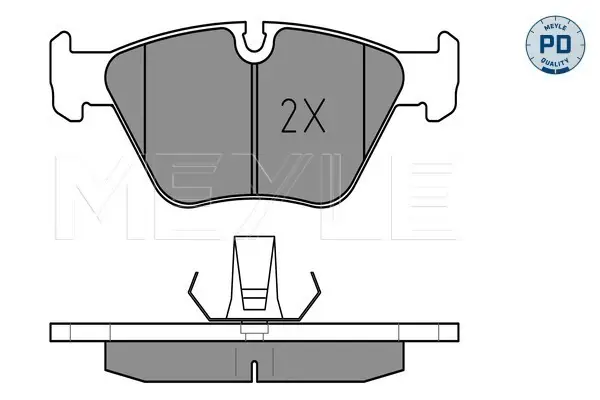 Neu MEYLE 025 219 9020/PD - Bremsbelagsatz, Scheibenbremse - MEYLE-PD Advanced performance and design.