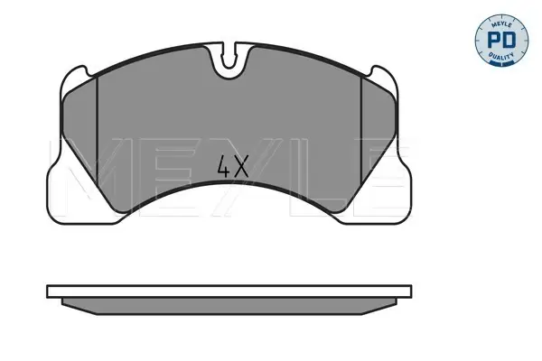 MEYLE 025 250 0717/PD - Bremsbelagsatz, Scheibenbremse - MEYLE-PD Advanced performance and design. Top-Seller