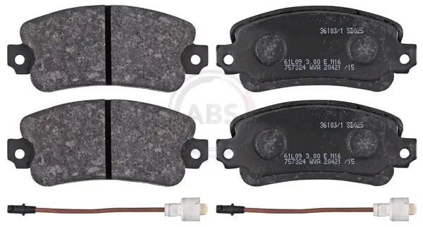 A.B.S. 36103/1 - Bremsbelagsatz, Scheibenbremse Must-Have