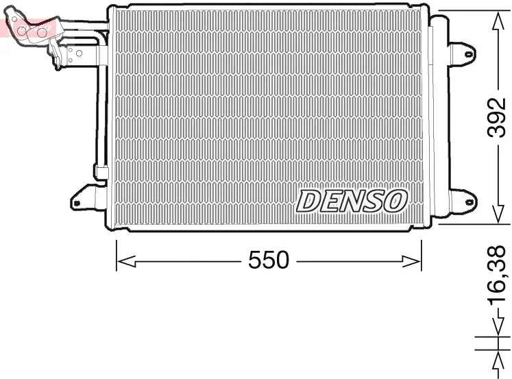 DENSO DCN32032 - Kondensator, Klimaanlage Nur Heute