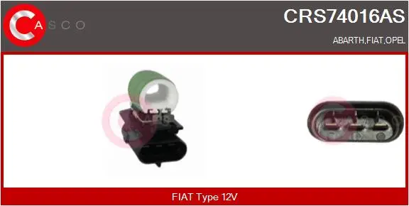 Bestseller CASCO CRS74016AS - Vorwiderstand, Elektromotor-Kühlerlüfter
