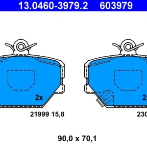 ATE 13.0460-3979.2 - Bremsbelagsatz, Scheibenbremse Billig