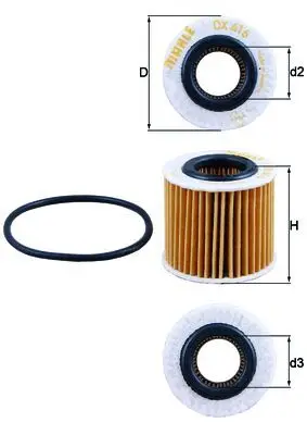 KNECHT OX 416D1 - Ölfilter Sofort Bestellen
