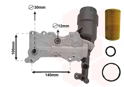VAN WEZEL 30013703 - Ölkühler, Motoröl - *** IR PLUS *** Schnäppchen