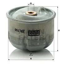 Schneller Versand MANN-FILTER ZR 700 x - Ölfilter