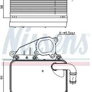 Direkt Vom Hersteller NISSENS 91100 - Ölkühler, Motoröl - ** FIRST FIT **
