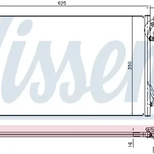 Ausverkauf NISSENS 94873 - Kondensator, Klimaanlage - ** FIRST FIT **