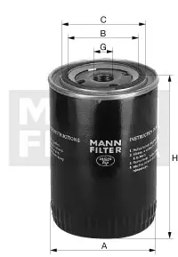 Neu MANN-FILTER W 723/3 - Ölfilter