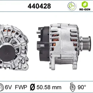 VALEO 440428 - Generator - VALEO RE-GEN REMANUFACTURED Top-Preis
