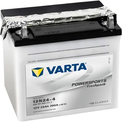 Top-Seller VARTA 524101020A514 - Starterbatterie - POWERSPORTS Freshpack 24Ah 200 A 12 V