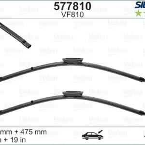 Garantierte Lieferung VALEO VF810 Scheibenwischer 577810 - SILENCIO FLAT BLADE SET550mm / 475mm