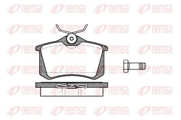 REMSA 0263.01 - Bremsbelagsatz, Scheibenbremse Online Kaufen