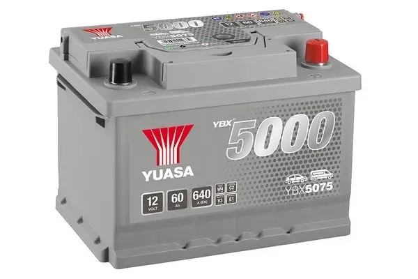 Top-Preis YUASA YBX5075 - Starterbatterie - YBX5000 Silver High Performance SMF Batteries 60Ah 640 A 12 V