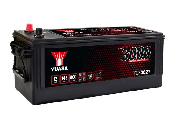 Super-Preis YUASA YBX3627 - Starterbatterie - Super Heavy Duty Battery 143Ah 900 A 12 V