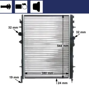 Direkt Vom Hersteller MAHLE CR 515 000S - Kühler, Motorkühlung