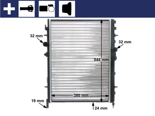 Direkt Vom Hersteller MAHLE CR 515 000S - Kühler, Motorkühlung