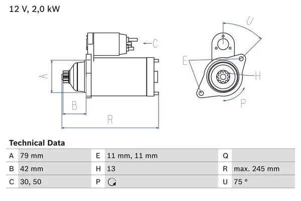 BOSCH 0 986 026 160 - Starter Wochenendangebot