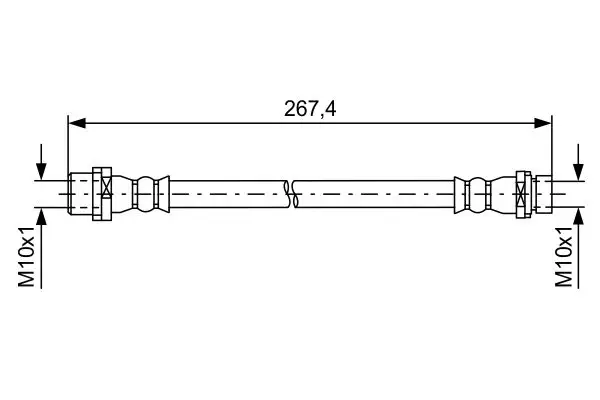 Direkt Vom Hersteller BOSCH 1 987 481 583 - Bremsschlauch