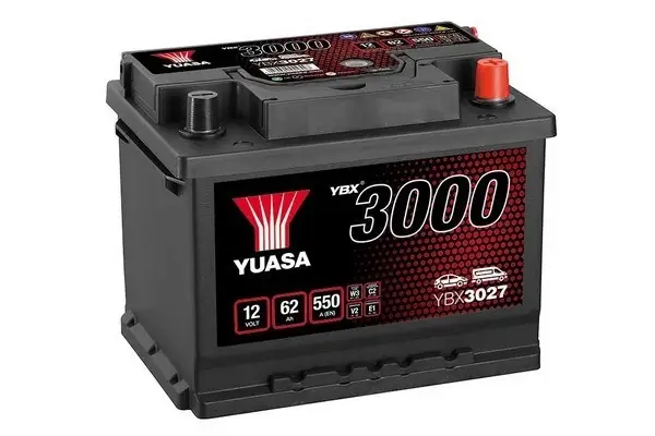 Knallerangebot YUASA YBX3027 - Starterbatterie - YBX3000 SMF Batteries 62Ah 550 A 12 V