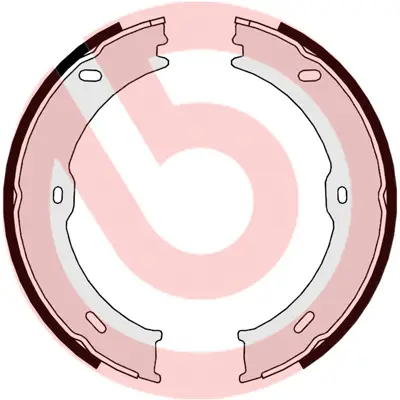 BREMBO S 50 523 - Bremsbackensatz, Feststellbremse - ESSENTIAL LINE Günstig
