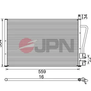 Neuheit JPN 60C9097-JPN - Kondensator, Klimaanlage