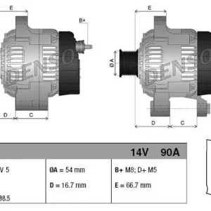 DENSO DAN519 - Generator Expressversand