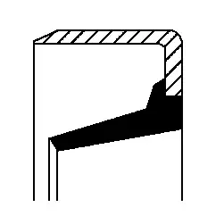 Sofort Bestellen CORTECO 01027785B - Dichtring, Federbuchse (Federauge)