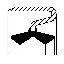 Meistverkauft CORTECO 12015147B - Dichtring, Achsschenkel