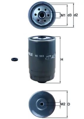 KNECHT KC 503D - Kraftstofffilter Top-Seller