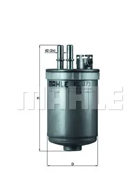 KNECHT KL 173 - Kraftstofffilter Jetzt Bestellen