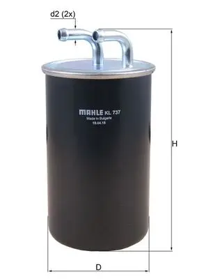 KNECHT KL 737 - Kraftstofffilter Neue Ware