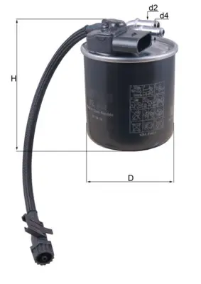 Neue Kollektion KNECHT KL 912 - Kraftstofffilter
