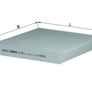 Mega-Angebot KNECHT LA 343 - Filter, Innenraumluft