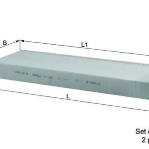 Ausverkauf KNECHT LA 428/S - Filter, Innenraumluft