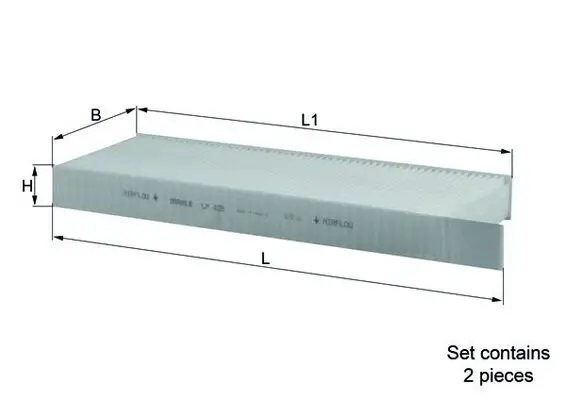 Ausverkauf KNECHT LA 428/S - Filter, Innenraumluft