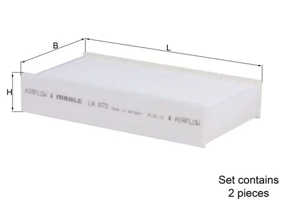 KNECHT LA 873/S - Filter, Innenraumluft Angebot