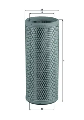 KNECHT LX 147 - Luftfilter Echt