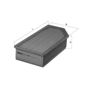 KNECHT LX 2788 - Luftfilter Neue Kollektion