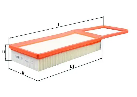 KNECHT LX 3249 - Luftfilter Super-Preis