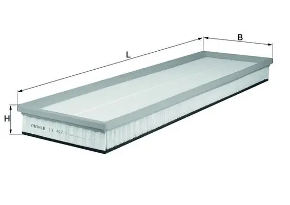 Echt KNECHT LX 467/1 - Luftfilter