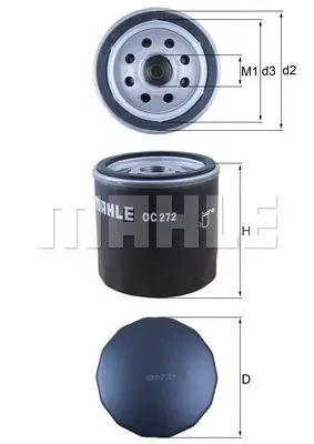 KNECHT OC 272 - Ölfilter Nur Heute