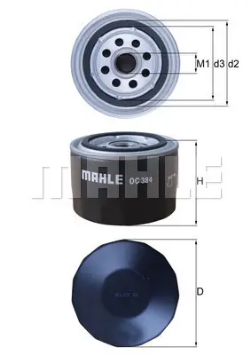 Bestpreis KNECHT OC 384 - Ölfilter
