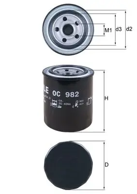 KNECHT OC 982 - Ölfilter Günstig